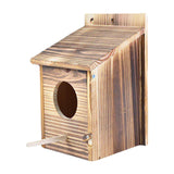 Maxbell 2xShabby Wooden Bird House Weatherproof Parrot Bird Nest Breeding Sleeping Box