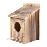 Maxbell 2xShabby Wooden Bird House Weatherproof Parrot Bird Nest Breeding Sleeping Box