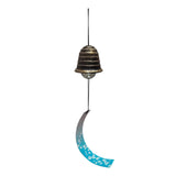 Iron Art Wind Chime Wind Bell for Indoor Outside Patio Yard Home Decor Bronze