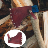 Maxbell 2xPU Leather Axe Hatchet Blade Cover Axe Head Sheath Case Belt Holster
