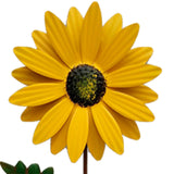 Maxbell 2x Garden Sunflower Wind Spinner Flower Sculpture for Backyard Patio Decor