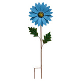 Maxbell 2x Garden Sunflower Wind Spinner Flower Sculpture for Backyard Decor