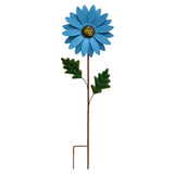Maxbell 2x Garden Sunflower Wind Spinner Flower Sculpture for Backyard Decor