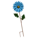 Maxbell 2x Garden Sunflower Wind Spinner Flower Sculpture for Backyard Decor