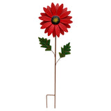 Maxbell 2x Garden Sunflower Wind Spinner Flower Sculpture for Backyard Decor