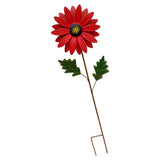 Maxbell 2x Garden Sunflower Wind Spinner Flower Sculpture for Backyard Patio Decor