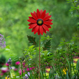 Maxbell 2x Garden Sunflower Wind Spinner Flower Sculpture for Backyard Decor
