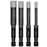 Maxbell Diamond Dry Drill Bit Set for Stone Porcelain Granite 10MM+8MM