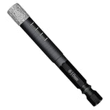 Maxbell Diamond Dry Drill Bit Set for Stone Porcelain Granite 12MM+10MM