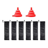 Maxbell Feeder Bird Sock Seed Bag Refill Sock Finch Sock for Wild Bird Outside With 2 Funnels