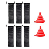 Maxbell Feeder Bird Sock Seed Bag Refill Sock Finch Sock for Wild Bird Outside With 2 Funnels