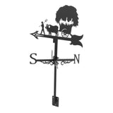 Maxbell 2pcs Weather Vane Farm Scene Roof Mount for Backyard Garden