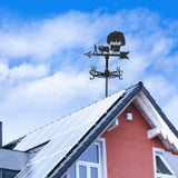 Maxbell 2pcs Weather Vane Farm Scene Roof Mount for Backyard Garden