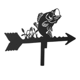 Maxbell 2 Pieces Weather Vane Farm Scene Roof Mount for Backyard Garden