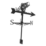 Maxbell 2 Pieces Weather Vane Farm Scene Roof Mount for Backyard Garden