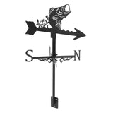 Maxbell 2 Pieces Weather Vane Farm Scene Roof Mount for Backyard Garden
