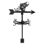 Maxbell 2 Pieces Weather Vane Farm Scene Roof Mount for Backyard Garden