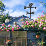 Maxbell 2 Pieces Weather Vane Farm Scene Roof Mount for Backyard Garden