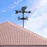 Maxbell 2 Pieces Weather Vane Farm Scene Roof Mount for Backyard Garden