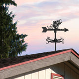 Maxbell 2 Pieces Weather Vane Farm Scene Roof Mount for Backyard Garden