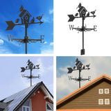 Maxbell 2 Pieces Weather Vane Farm Scene Roof Mount for Backyard Garden