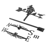 Maxbell 2 Pieces Weather Vane Farm Scene Roof Mount for Backyard Garden
