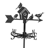 Maxbell 2 Pieces Weather Vane Farm Scene Roof Mount for Backyard Garden