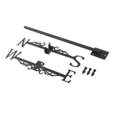 Maxbell 2 Pieces Weather Vane Farm Scene Roof Mount for Backyard Garden