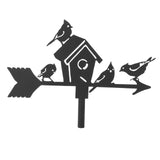 Maxbell 2 Pieces Weather Vane Farm Scene Roof Mount for Backyard Garden