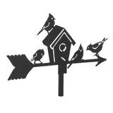 Maxbell 2 Pieces Weather Vane Farm Scene Roof Mount for Backyard Garden