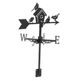 Maxbell 2 Pieces Weather Vane Farm Scene Roof Mount for Backyard Garden