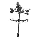 Maxbell 2 Pieces Weather Vane Farm Scene Roof Mount for Backyard Garden