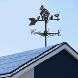 Maxbell 2 Pieces Weather Vane Farm Scene Roof Mount for Backyard Garden