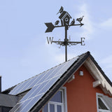 Maxbell 2 Pieces Weather Vane Farm Scene Roof Mount for Backyard Garden