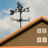 Maxbell 2 Pieces Weather Vane Farm Scene Roof Mount for Backyard Garden
