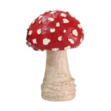 Maxbell 3x Mushroom Figure Yard Decoration Miniature Creative w/ Base for Garden