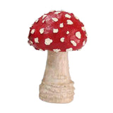 Maxbell 3x Mushroom Figure Yard Decoration Miniature Creative w/ Base for Garden