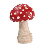 Maxbell 3x Mushroom Figure Yard Decoration Miniature Creative w/ Base for Garden