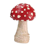 Maxbell 3x Mushroom Figure Yard Decoration Miniature Creative w/ Base for Garden