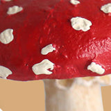 Maxbell 3x Mushroom Figure Yard Decoration Miniature Creative w/ Base for Garden