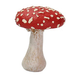 Maxbell 3x Mushroom Figure Yard Decoration Miniature Creative w/ Base for Garden