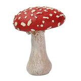 Maxbell 3x Mushroom Figure Yard Decoration Miniature Creative w/ Base for Garden