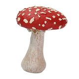 Maxbell 3x Mushroom Figure Yard Decoration Miniature Creative w/ Base for Garden