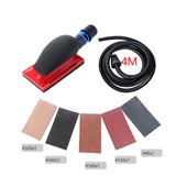 Maxbell Dust-Free Sanding Block Sandpaper Holder Dust Extraction for Polishing 4m Hose