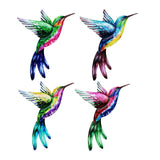 Maxbell 2pcs Hummingbird Wall Art Bird Wall Art Sculpture for Door Living Room