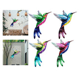 Maxbell 2pcs Hummingbird Wall Art Bird Wall Art Sculpture for Door Living Room