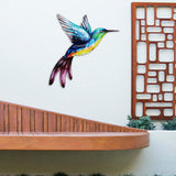 Maxbell 2 Pieces Hummingbird Wall Art Bird Wall Art Sculpture for Door Living Room