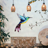 Maxbell 2 Pieces Hummingbird Wall Art Bird Wall Art Sculpture for Door Living Room