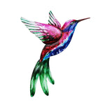 Maxbell 2x Hummingbird Wall Art Bird Wall Art Sculpture for Door Living Room