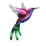 Maxbell 2x Hummingbird Wall Art Bird Wall Art Sculpture for Door Living Room